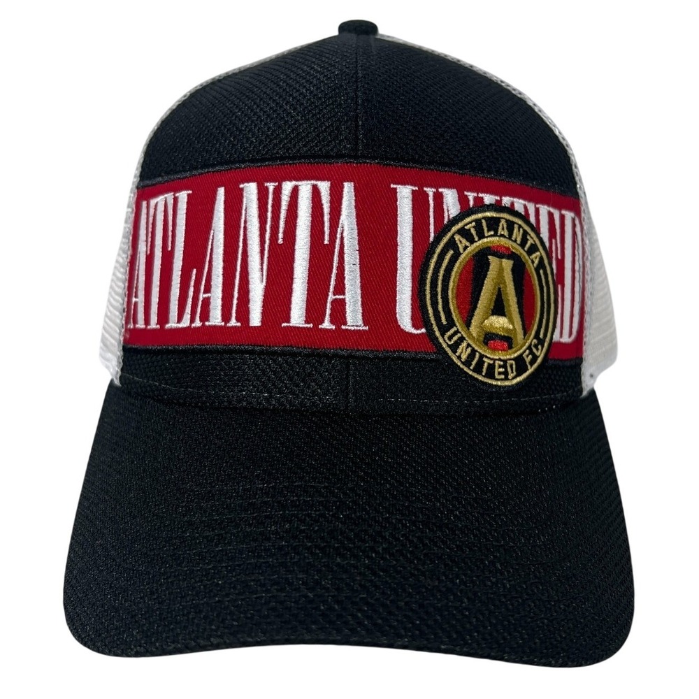 MLS Atlanta United FC‎ Trucker Hat Black Red White Snapback Mesh Cap New NWT